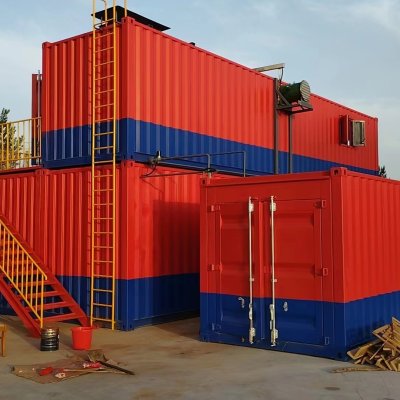 customized fire station container
